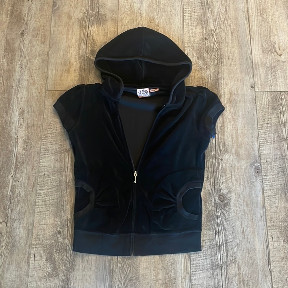 Juicy Couture Terry Short Sleeve Hoodie